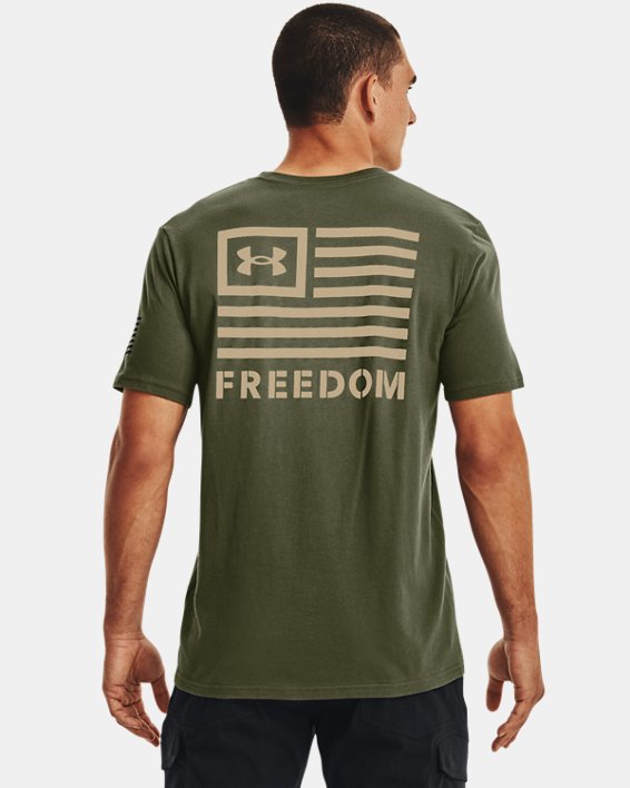 Men's UA Freedom Banner T-Shirt, Green, pdpMainDesktop image number 1